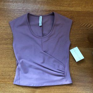 Athleta - Bayview Tee - Flora Mauve - New - Sz XS